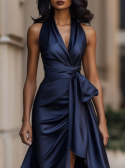 Eleanor | Satynowa Wieczorowa Sukienka Maxi