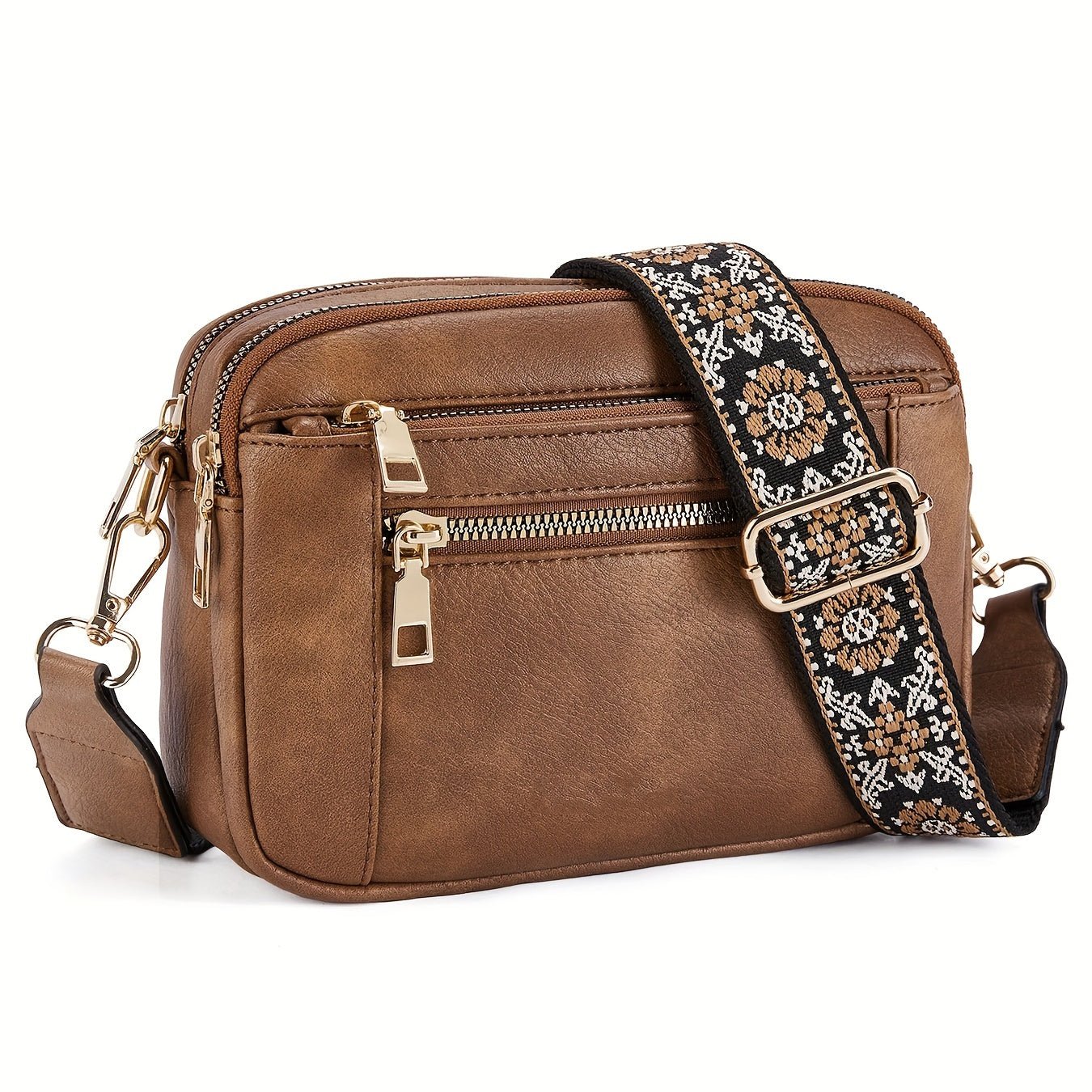 Ava | Skórzana Boho Torebka Crossbody - Pootivo