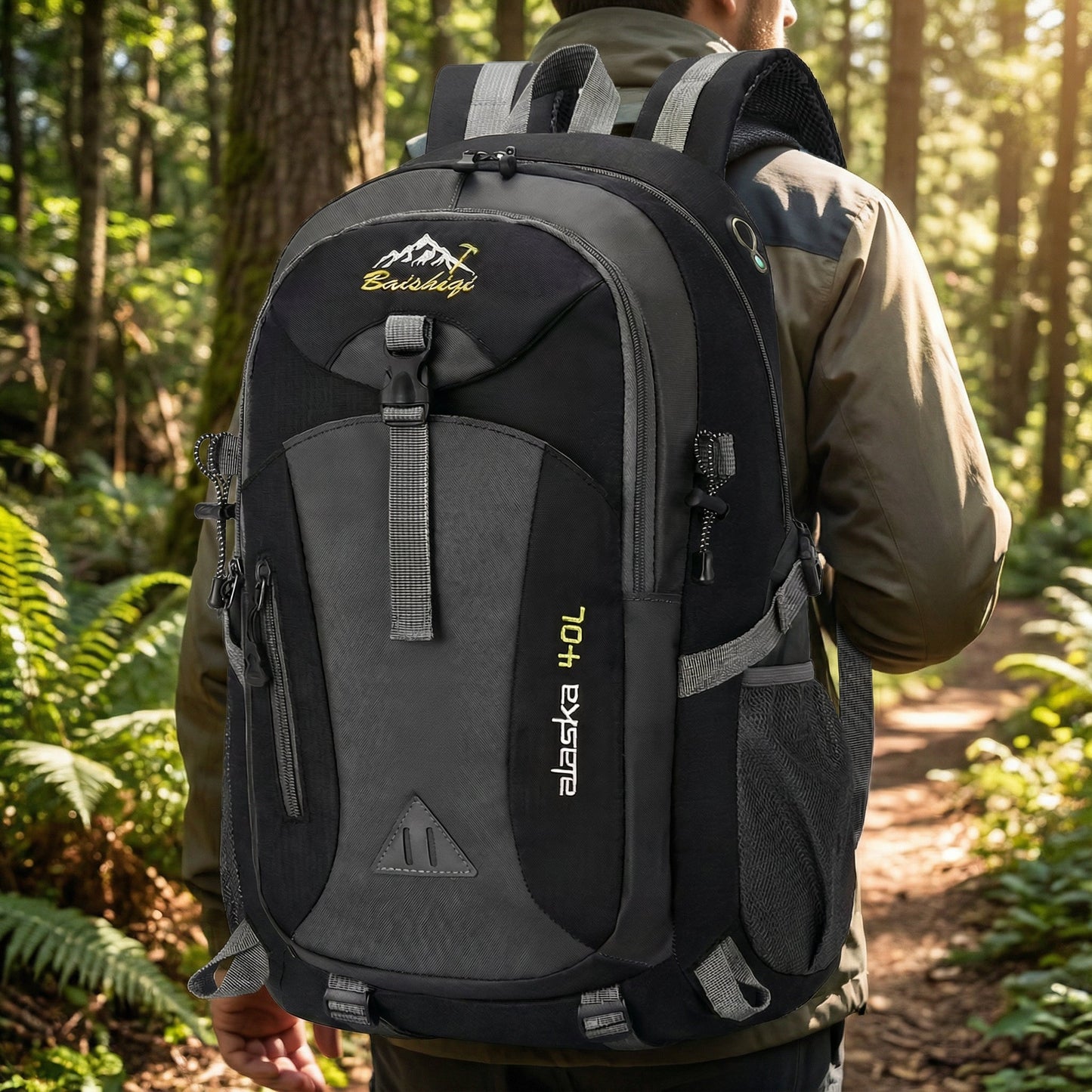 Cole | Wodoodporny Pojemny Plecak Trekkingowy 40L - Pootivo