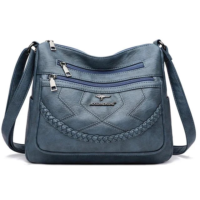 Emory | Pojemna Wielokomorowa Torebka Crossbody - Pootivo