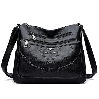 Emory | Pojemna Wielokomorowa Torebka Crossbody - Pootivo