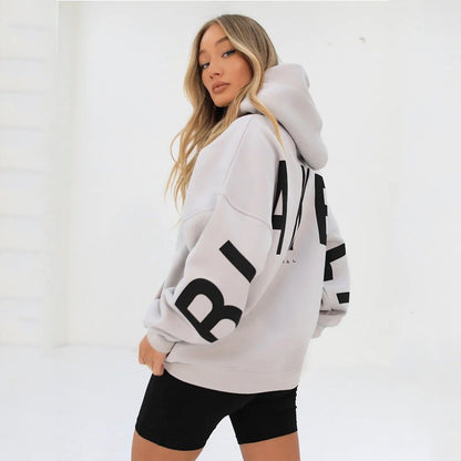 Everly | Ciepła Bluza Oversize z Kapturem - Pootivo