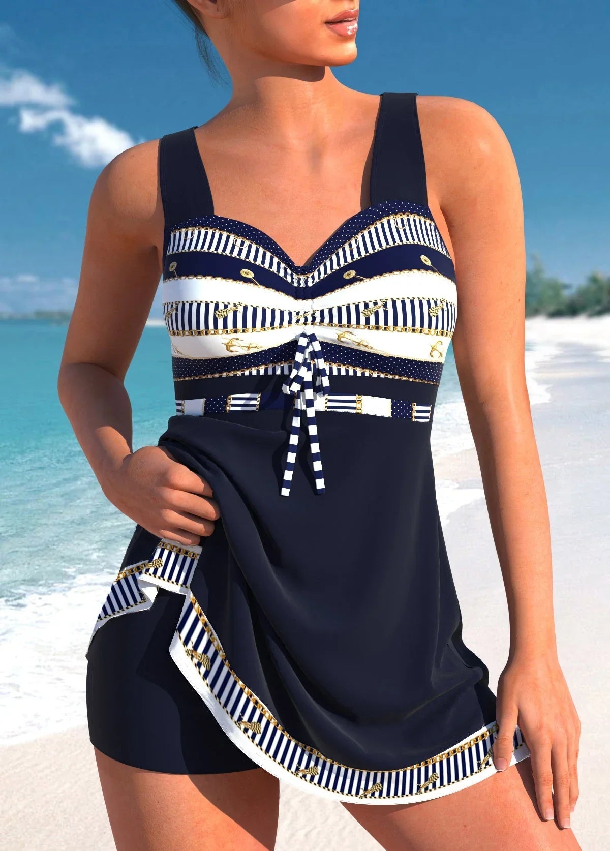 Mia | Modelujący Letni Tankini Zestaw - Pootivo