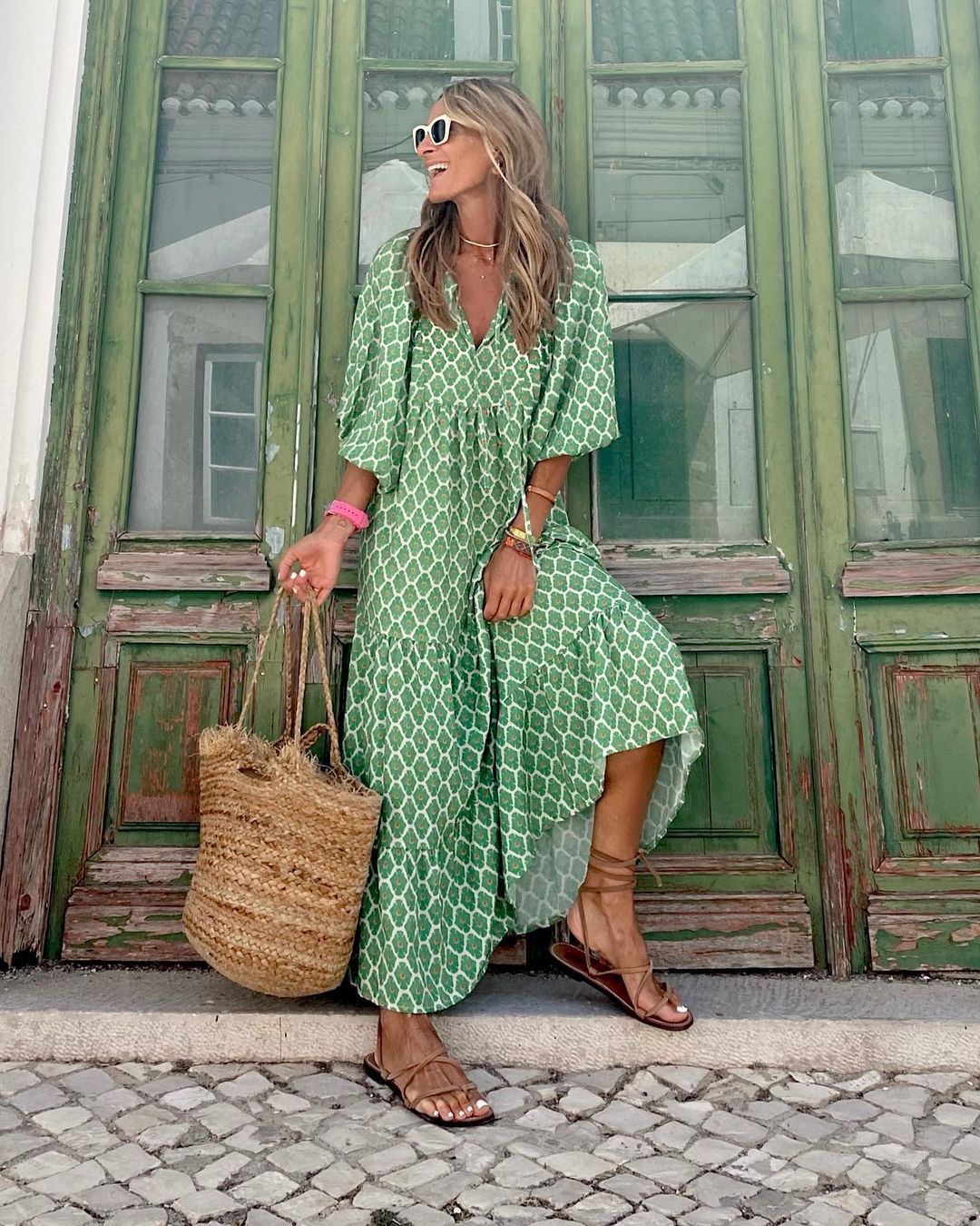 Mirova Sukienka Boho Maxi W Kwiaty – Długa Sukienka Letnia - Pootivo