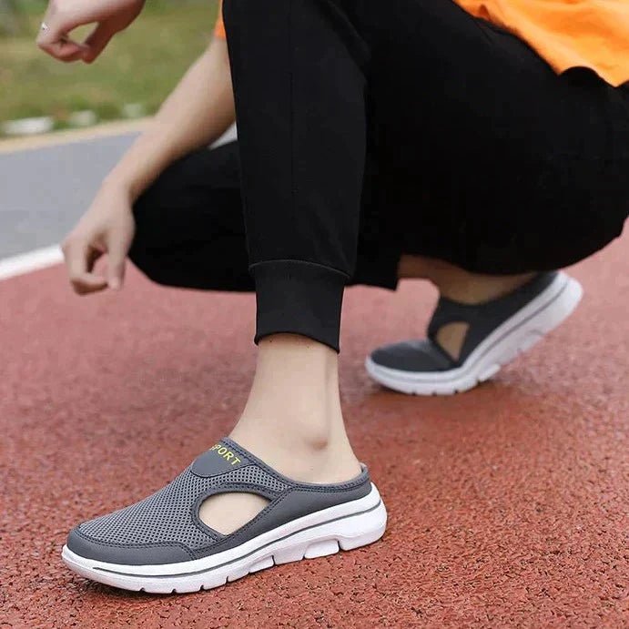 Naverio Buty Wsuwane Męskie - Przewiewne Klapki Siateczkowe - Pootivo