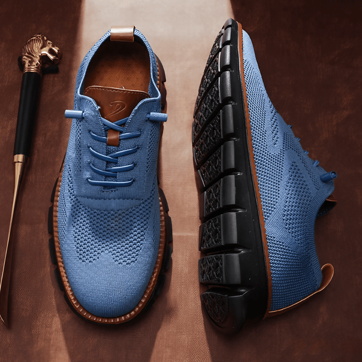 Nexaro – Sneakersy Męskie z Dzianiny | Lekkie Buty Sportowe Casual - Pootivo