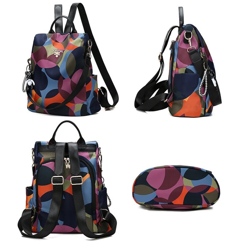 Nora | Antykradzieżowy Wodoodporny Damski Plecak Miejski - Pootivo