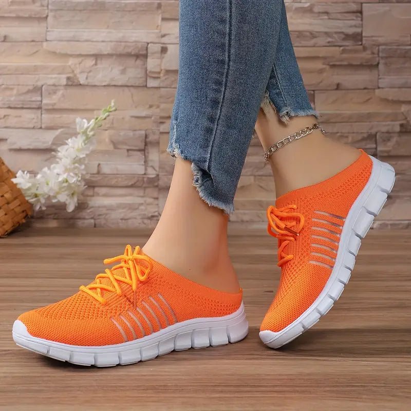 Nova | Oddychające Elastyczne Sneakersy Z Paskami Na Co Dzień - Pootivo