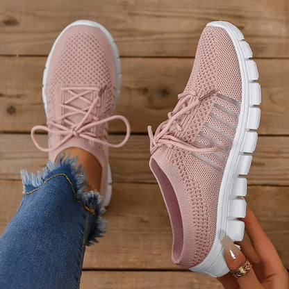 Nova | Oddychające Elastyczne Sneakersy Z Paskami Na Co Dzień - Pootivo