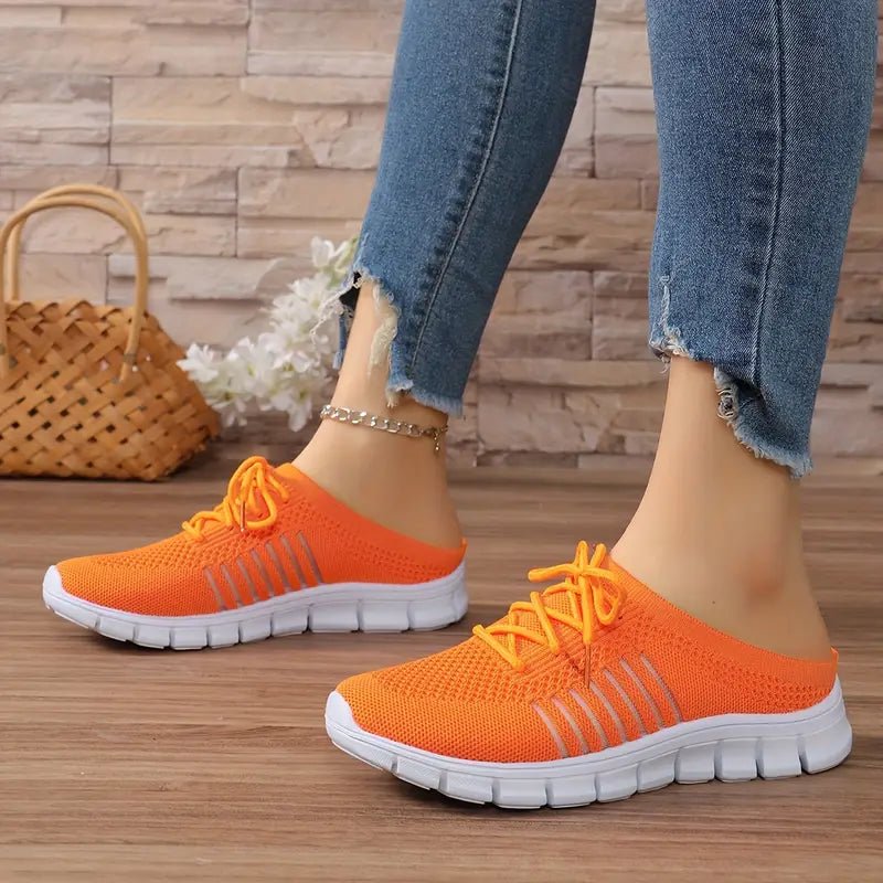 Nova | Oddychające Elastyczne Sneakersy Z Paskami Na Co Dzień - Pootivo