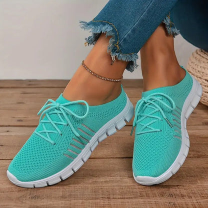 Nova | Oddychające Elastyczne Sneakersy Z Paskami Na Co Dzień - Pootivo