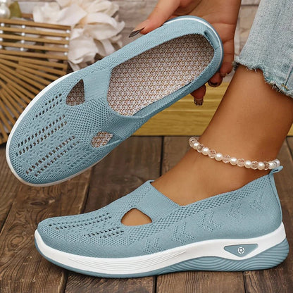 Nuvèa Buty Damskie Wsuwane z Amortyzacją – Wygodne Sneakersy Bez Sznurówek - Pootivo