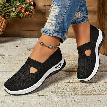 Nuvèa Buty Damskie Wsuwane z Amortyzacją – Wygodne Sneakersy Bez Sznurówek - Pootivo