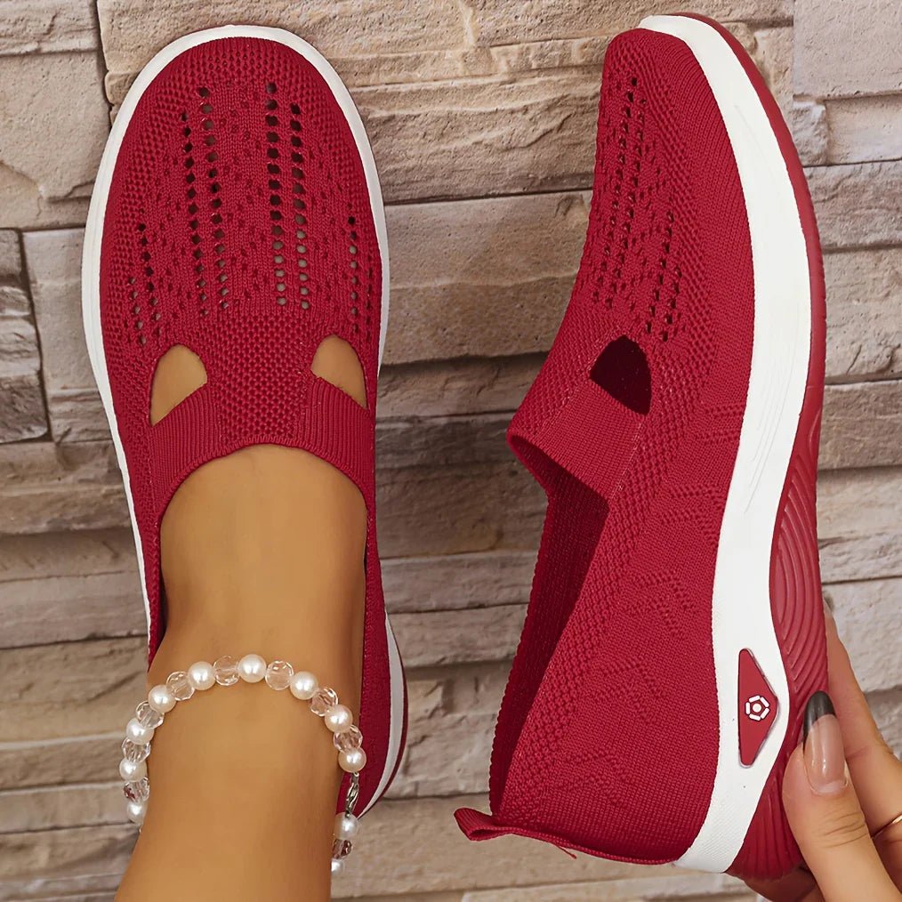 Nuvèa Buty Damskie Wsuwane z Amortyzacją – Wygodne Sneakersy Bez Sznurówek - Pootivo