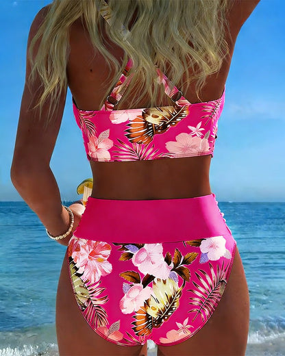 Piper | Kwieciste Kopertowe Bikini na Lato - Pootivo