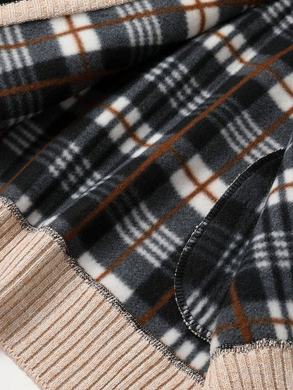 Rhett | Dziergany Rozpinany Sweter ze Stójką - Pootivo