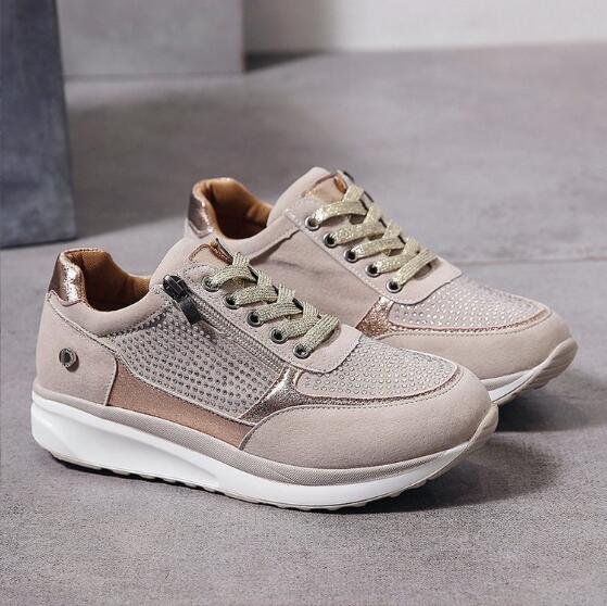 Ruby Sneakersy Damskie z Zamkiem – Lekkie Amortyzujące Wygodne - Pootivo