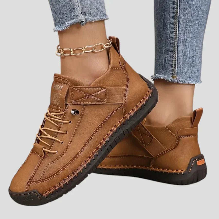 Sandira | Komfortowe Sznurowane Buty Casual - Pootivo