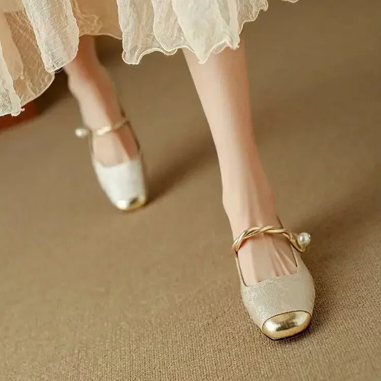 Scarlett | Retro Zielone Buty Mary Jane - Pootivo