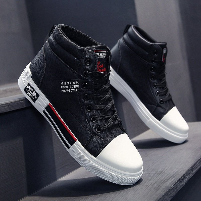 Strevo Trampki Wysokie Męskie Sneakersy Sportowe Miejskie - Pootivo
