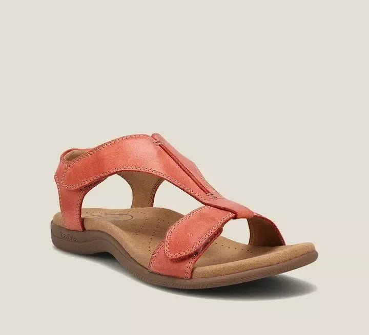 Zarèa Sandały Damskie Płaskie z Rzepami – Eleganckie Letnie Buty z Miękką Wkładką - Pootivo